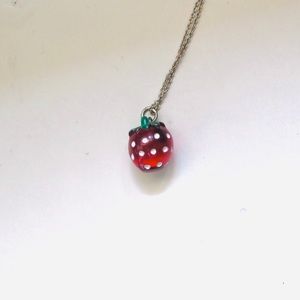 Little strawberry necklace 🍓